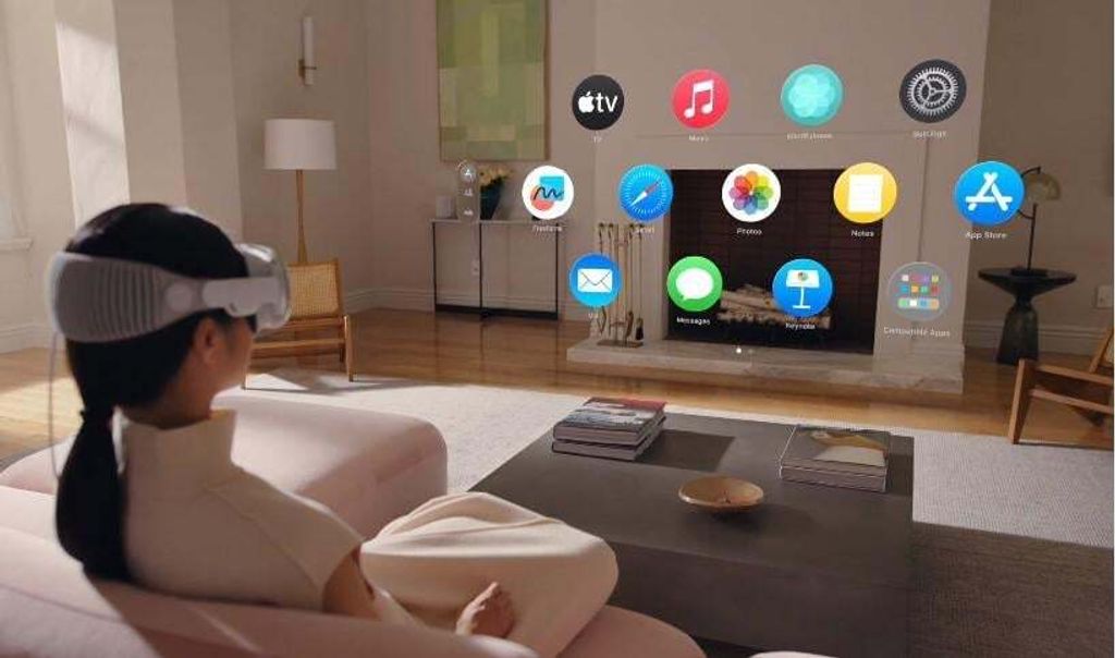 Apple Vision Pro, Dedykowany wyświetlacz montowany na