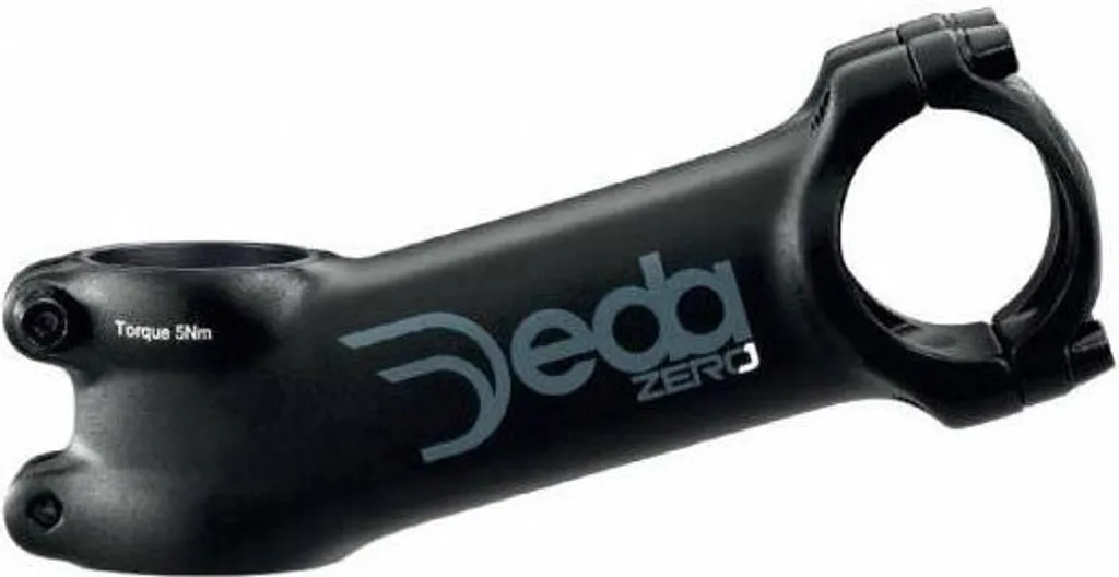 Potence de vélo de route Deda Zero 31.8mm Argent 110mm réversible 17°