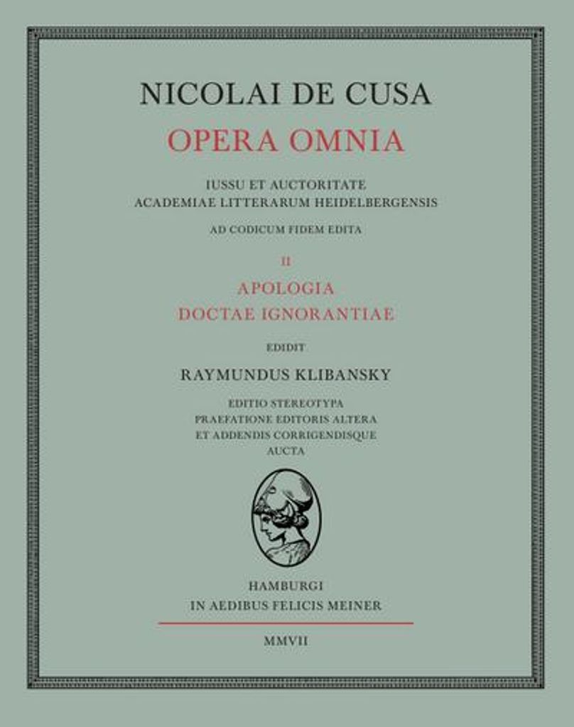 Nicolai de Cusa Opera omnia