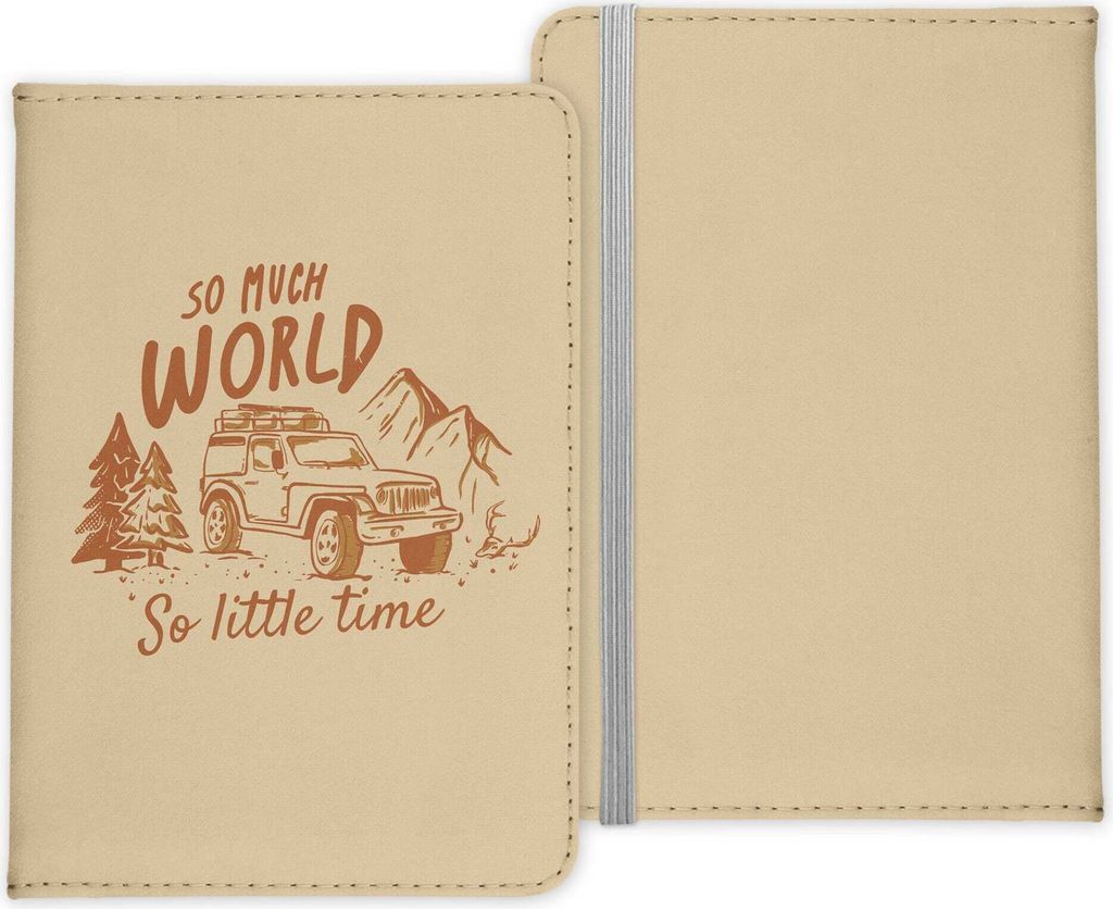 22Feels Reisepasshülle Organizer Reisen Gadgets So Much World So Little Time Offroad Camping Urlaub Kunst-Leder Etui Cover Frauen Männer Kinder