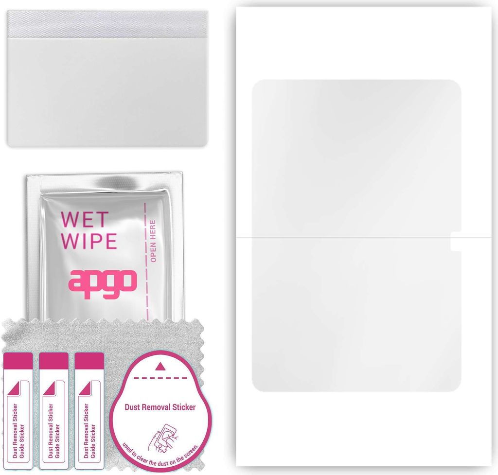 apgo Hydrogel Schutzfolie, Klar, kompatibel mit Apple iPad Air 13 6 gen. 2024, flexibele Displayschutzfolie, Folie mit Positionierhilfe, kratzfest,...