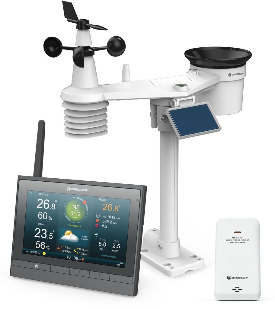 Bresser MeteoChamp HD Profi WLAN Wetterstation Funk mit 7 Produktbild 