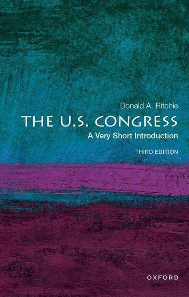 Us Congress A Very Short Introduction – Lingua: Inglese