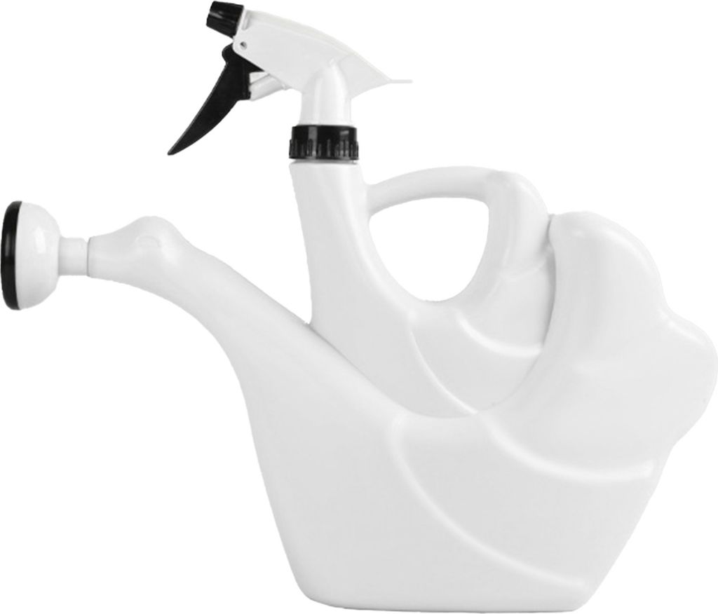 1,5L -Bewässerung kann verstellbare Doppeldüse mit großer Kapazität Swan -Form -Gründungspray -Sprühtopf Hausversorgungen-Weiß