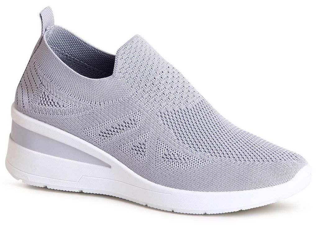 topschuhe24 2705 Damen Keil Sneaker Light Slipper, Produktbild 