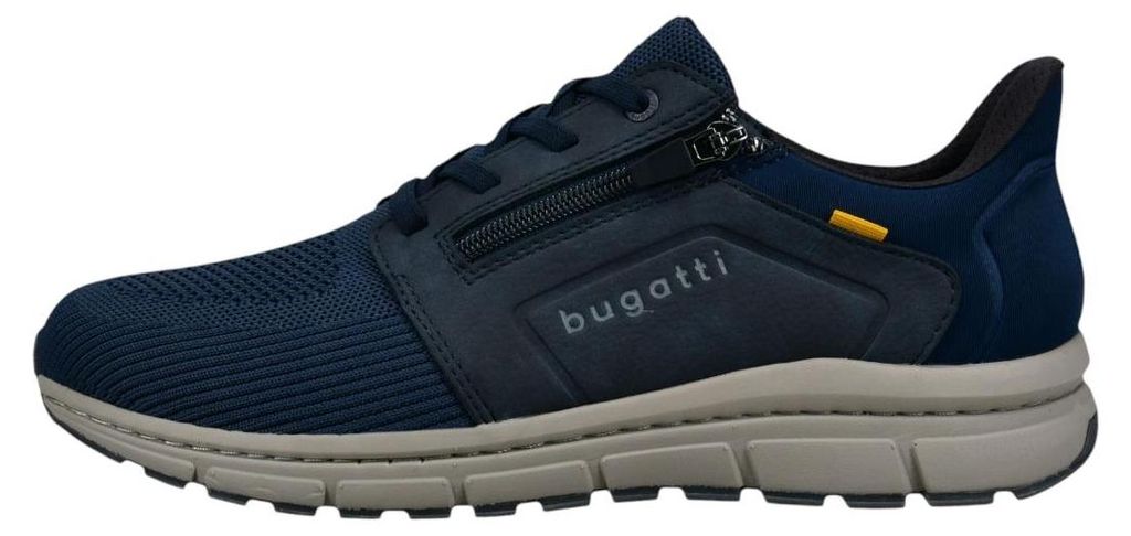 Bugatti, scarpe da uomo, modello stringato, colore blu, Immagine del prodotto 