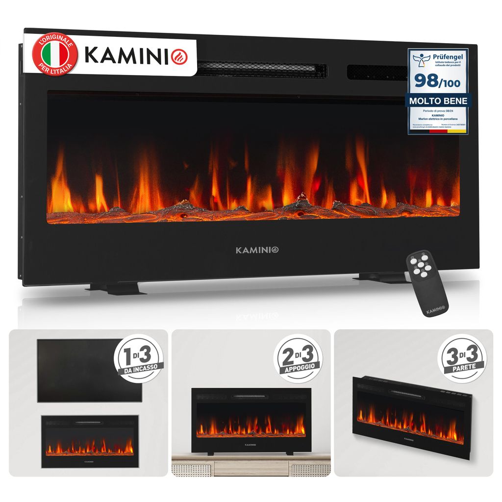 KAMINIO Camino elettrico MARLON - Caminetto elettrico Immagine del prodotto  Immagine generata dall'IA