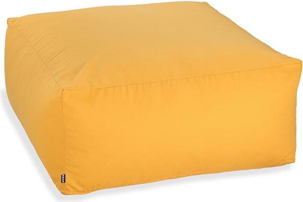 H.O.C.K. Classic Uni Outdoor Loungehocker 90x90x40cm gelb