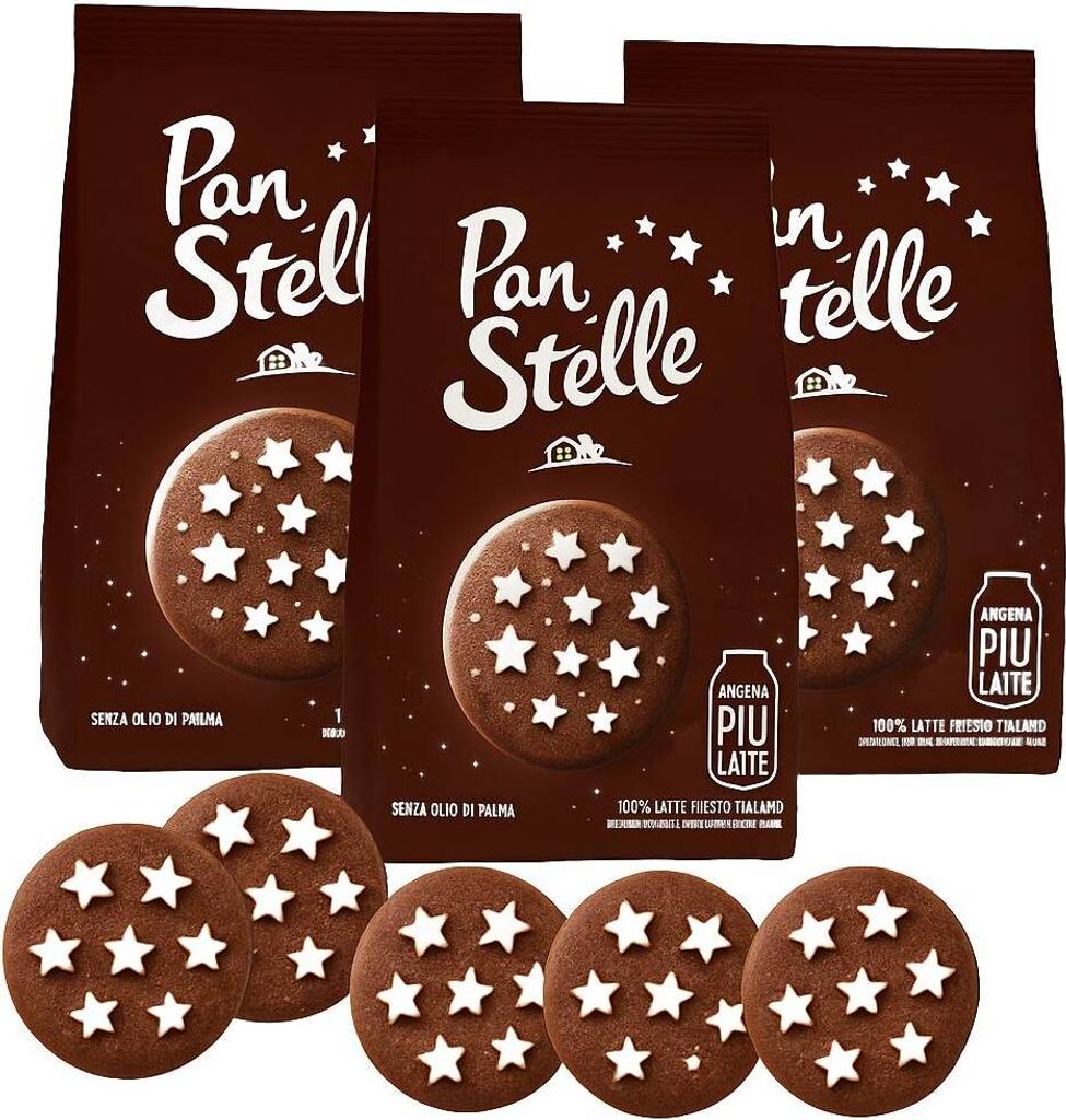 Schokoladensterne 350g x 3 - Pan Di Stelle Produktbild 