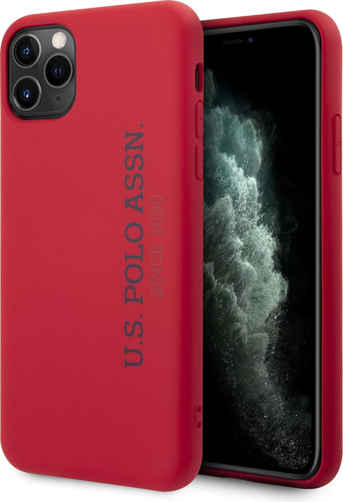 US Polo Apple iPhone 11 Pro Max Red Back cover case - Greenical Logo