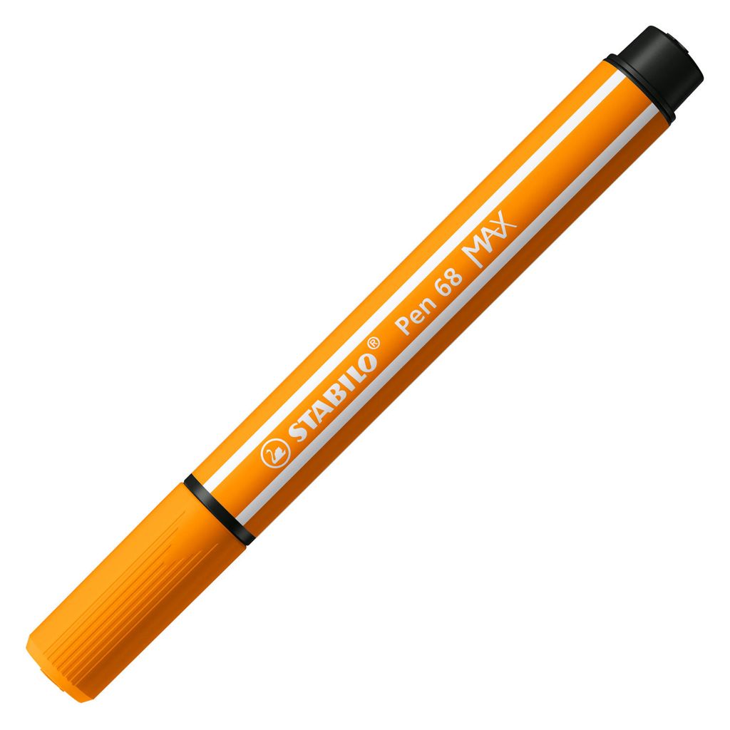 STABILO Pen 68 MAX, 1 Farben, Orange, 5 mm, 1 mm, Orange, Rund