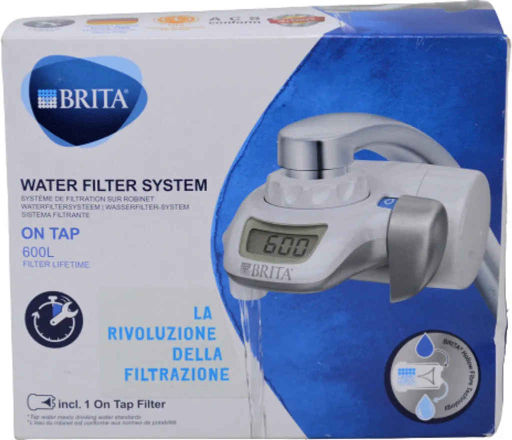 Système Brita 1052073 Filtre à eau de robinet pour cuisine et boisson