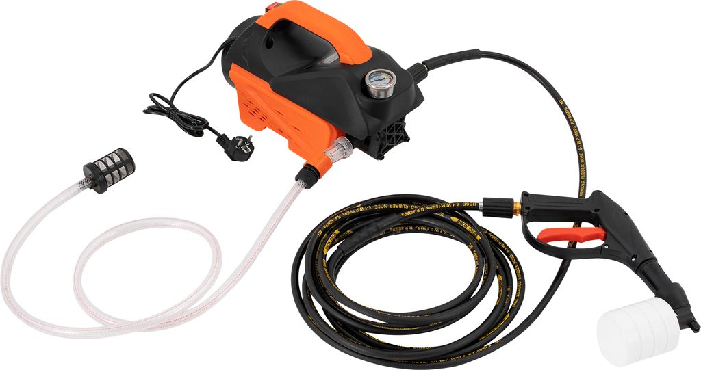 Hochdruckreiniger 1300W Elektrischer Druckreiniger Maschine für Autos Tragbar