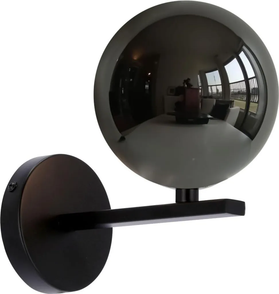 Applique KAMA noire et graphite 28W au design géométrique luxe