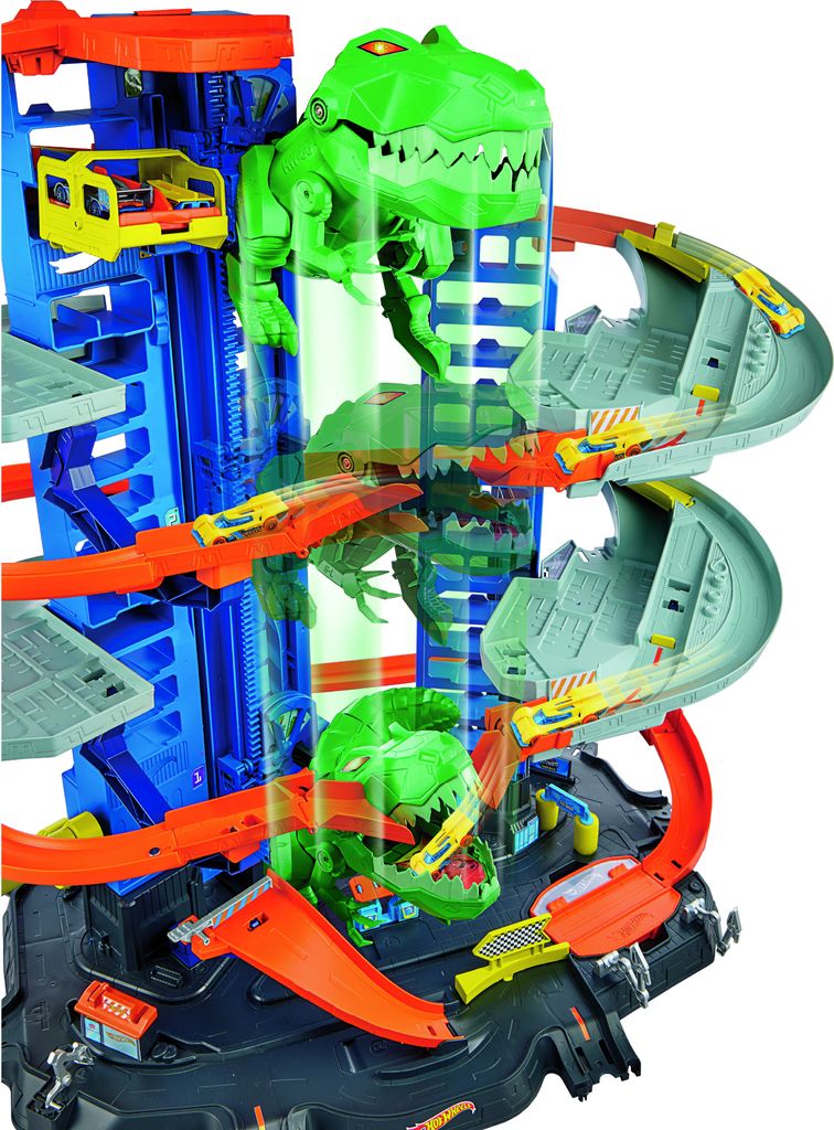 Hot Wheels City Garáž s T-Rexem Obrázok produktu 6