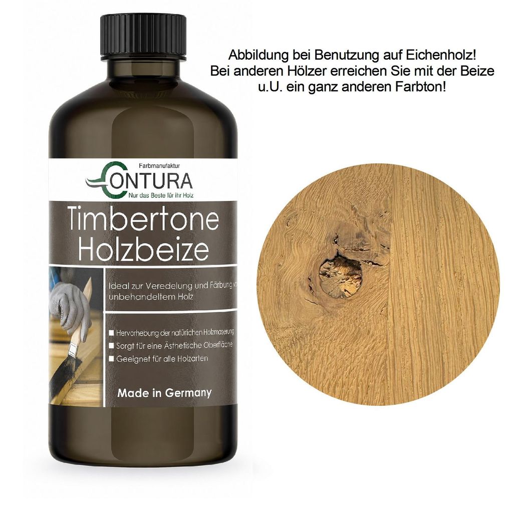 Contura Holzbeize 250ml Holzfarbe Tischler Positiv Beize Produktbild 