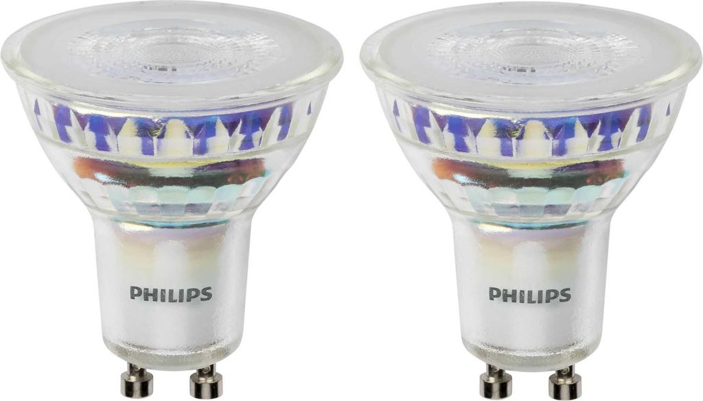 Philips LED spot GU10 set di 3 4,6W (50W) 2700K 355lm Immagine del prodotto 