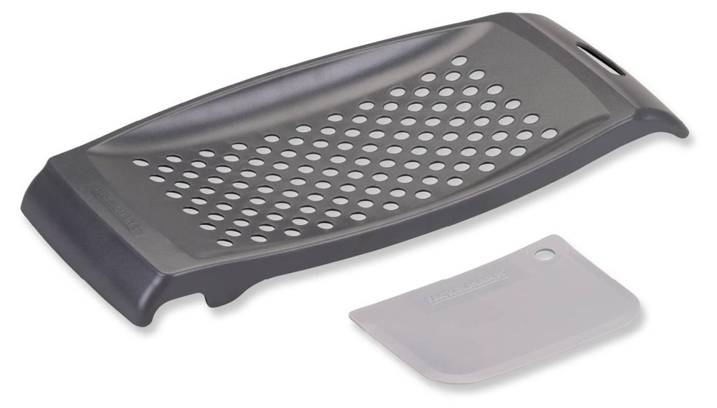 Fackelmann Spätzlereibe mit Teigschaber, Spätzlehobel aus Produktbild 