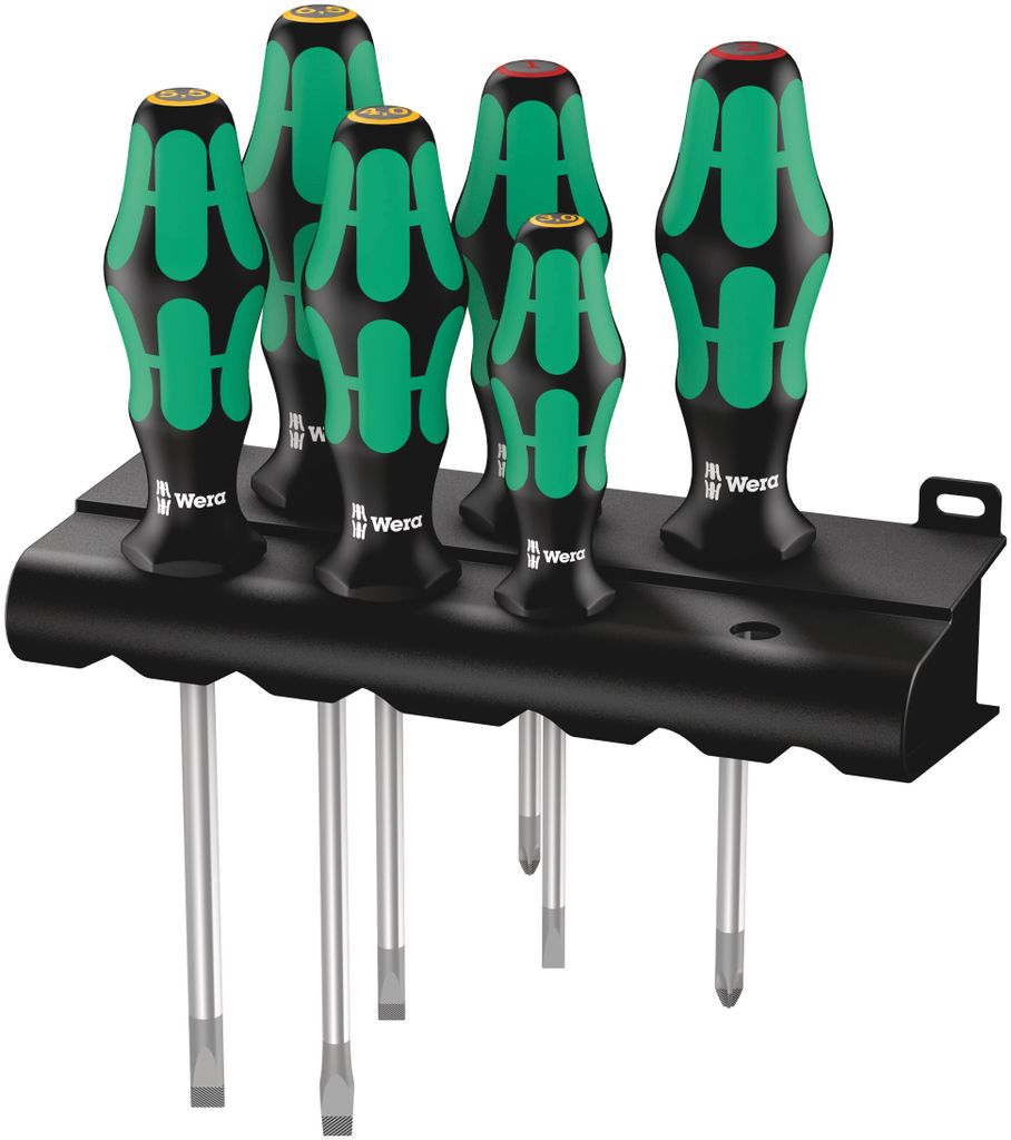 Wera 334/6 Kraftform, Schwarz, Grün Produktbild 