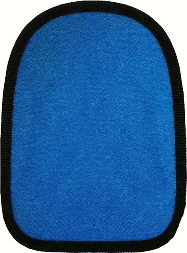 INF Strandsand-Entfernungshandschuh - Weicher Polyester-Sandschrubber Blau