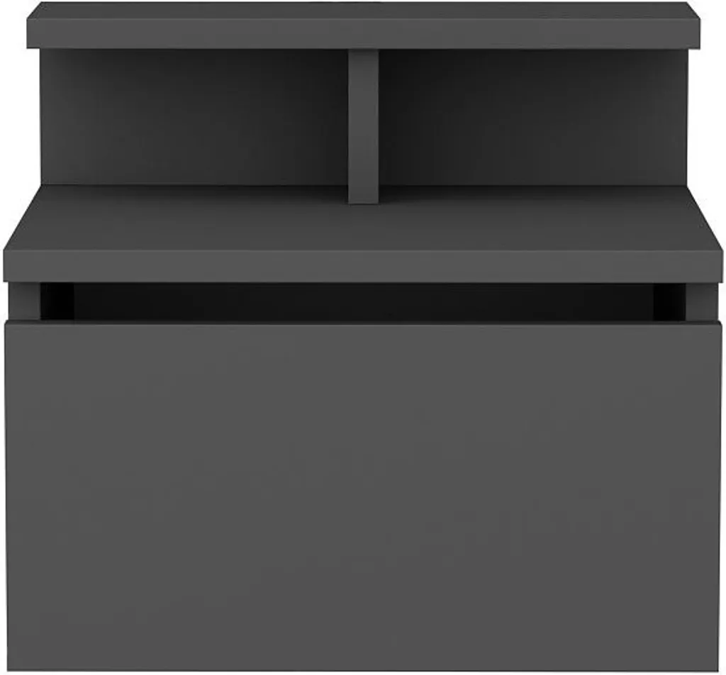 Table de chevet pour petit espace Alice Skye Decor - Anthracite