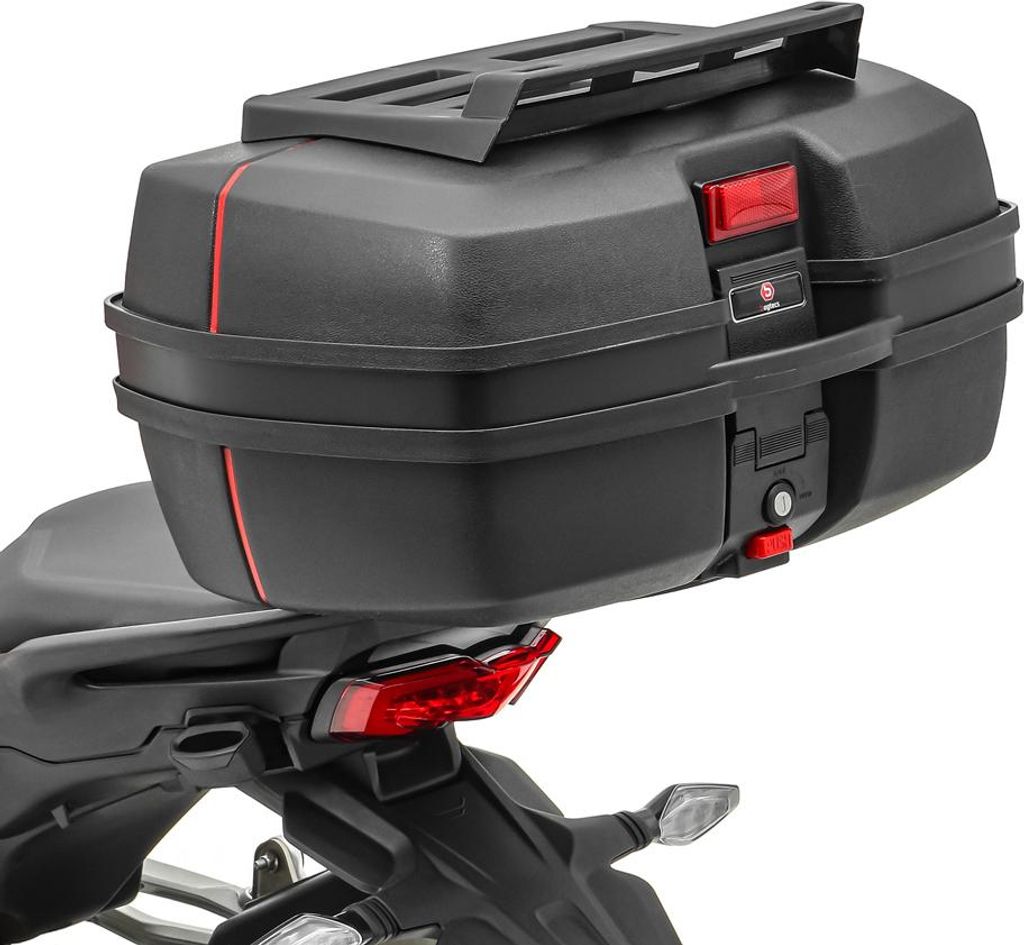 Motorrad Topcase # DK45 Universal 45 Liter mit Gepäckgrill