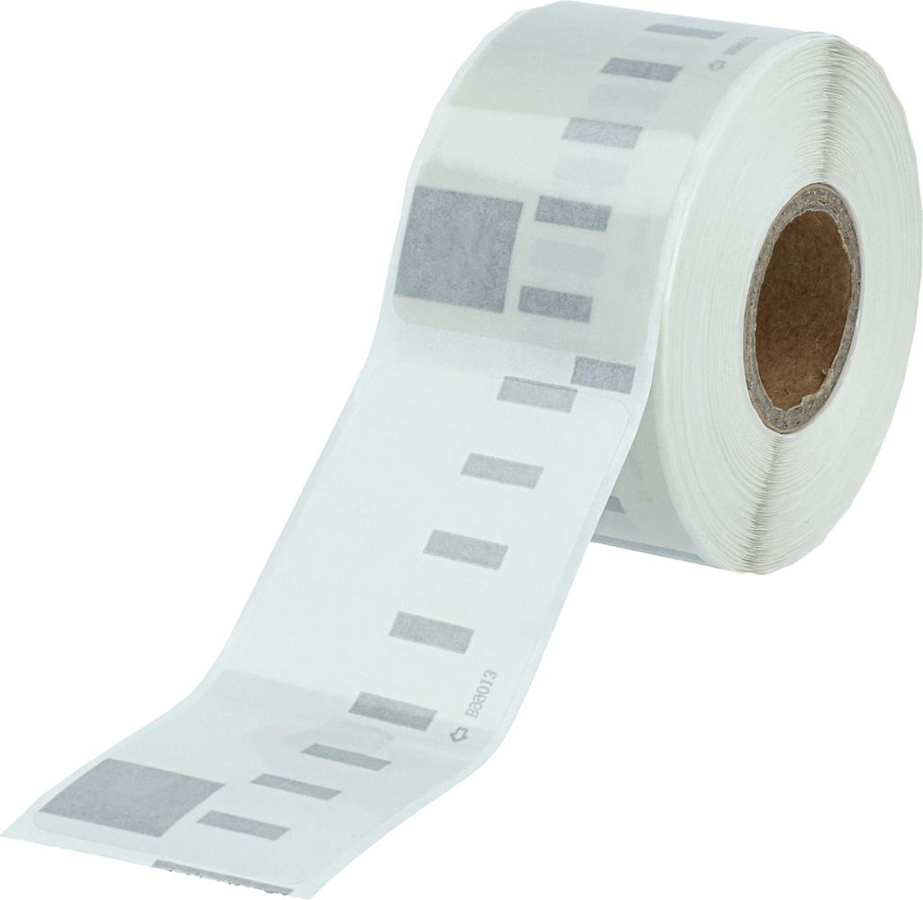 vhbw Rolle 36mm x 89mm (260 Etiketten) Ersatz für Dymo 99013 für Drucker, Transparent