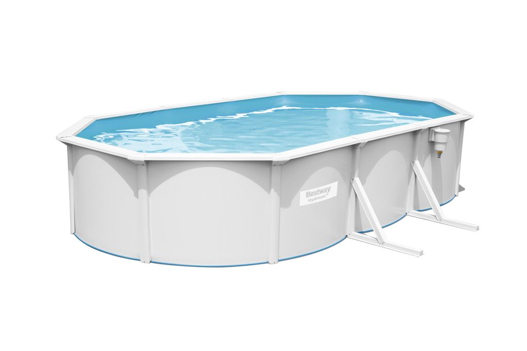 Bestway Hydrium Stahlwand Pool Set, oval, 610x360x120 cm - oval - 19.929 l; 56369