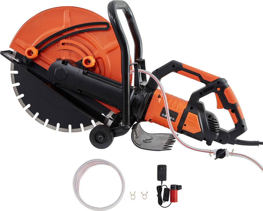 SucceBuy Elektrische Betonsäge von, 16 Zoll, 3200 W, 15 A Motor-Kreissägenschneider mit maximal 6 Zoll einstellbarer Schnitttiefe, Nassscheibens...