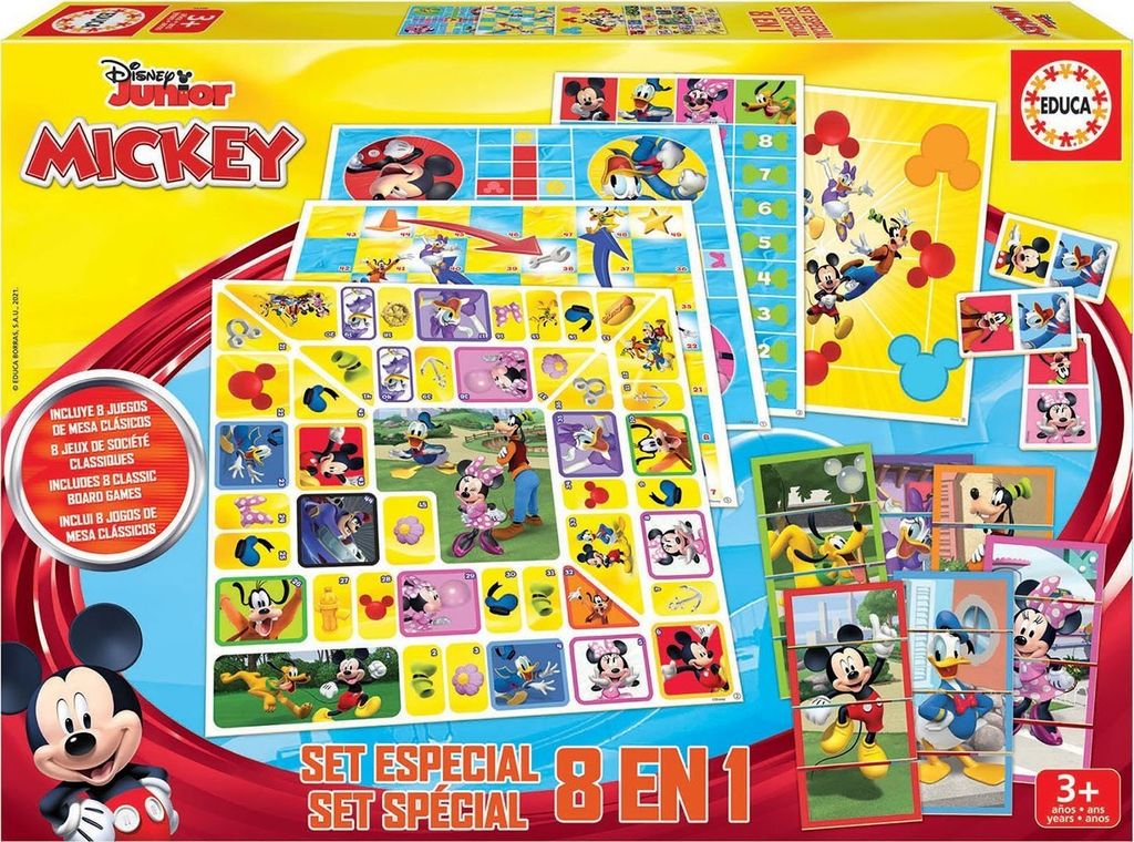 EDUCA Mickey und Freunde 8v1 Spielset