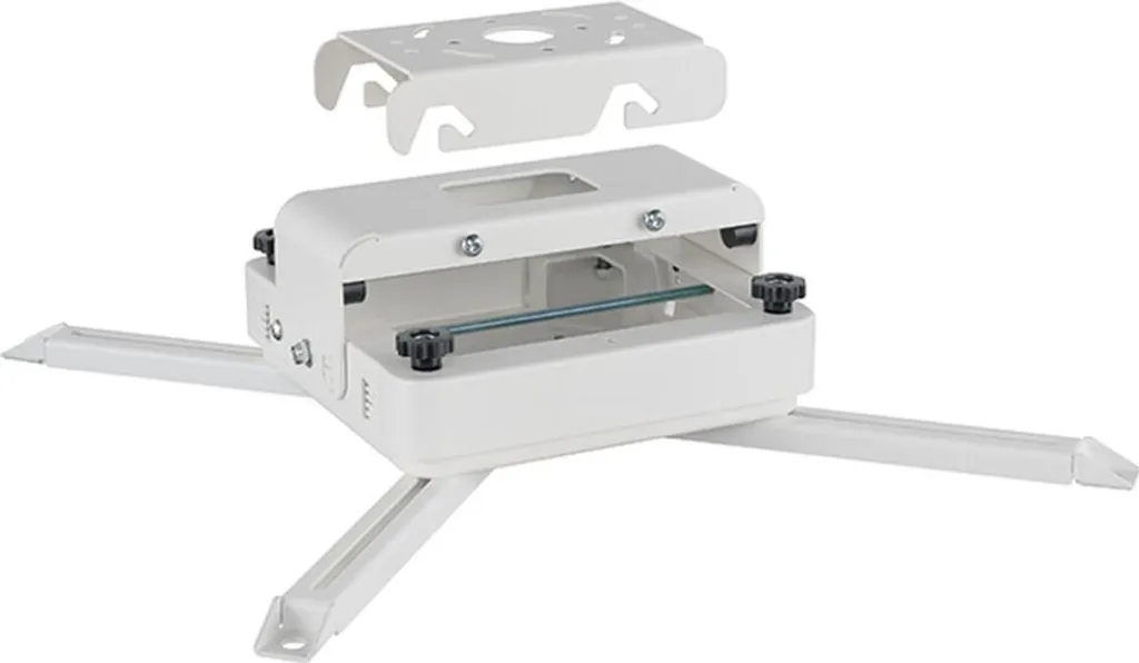 Support de plafond blanc pour vidéoprojecteur de grand cinéma