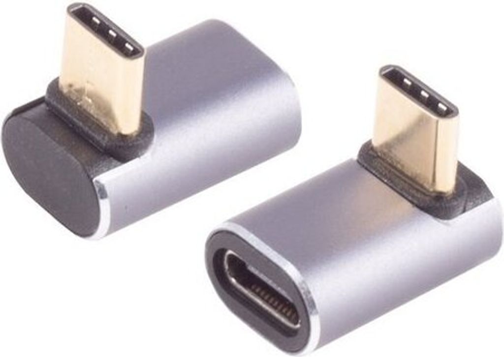 USB-C Adapter, 4.0, 90° Winkel oben/unten