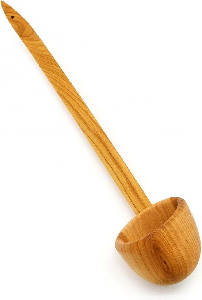 Kirschholz-Kelle, 53 cm – Schöpflöffel für Kessel und Feldküche