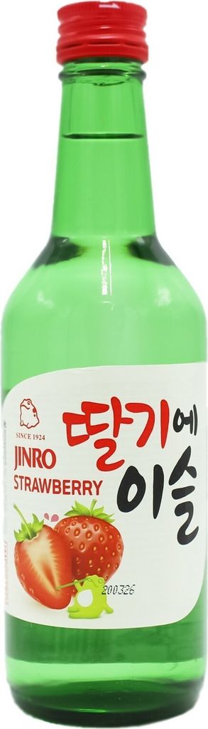 Jinro Soju ERDBEER Geschmack 360ml Alk.13%vol. Produktbild 