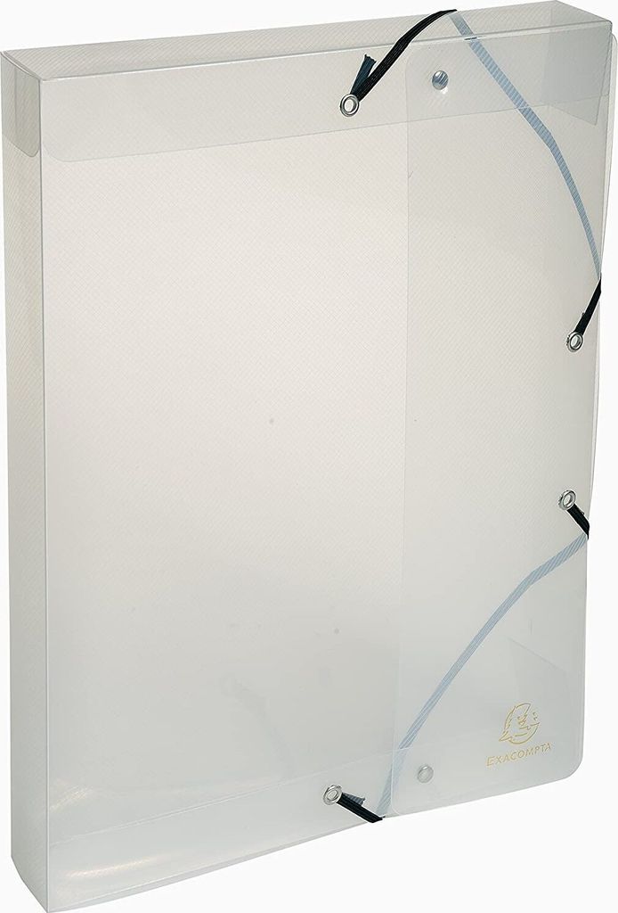 EXACOMPTA Sammelbox Crystal aus PP 25 mm kristall
