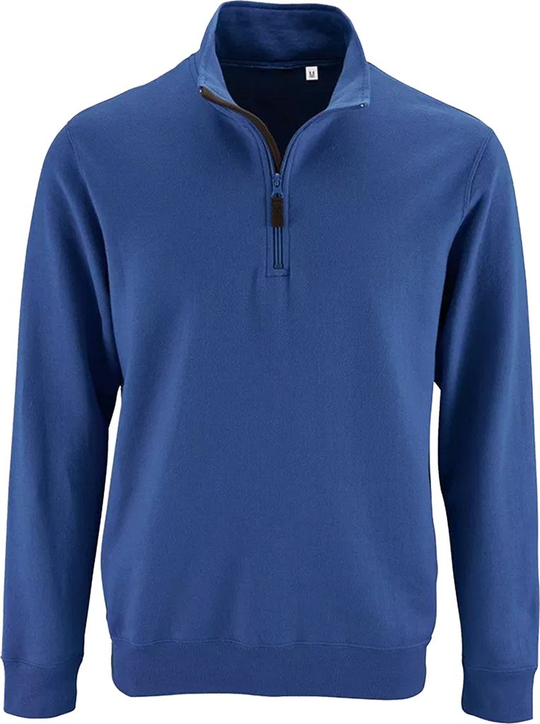 SOLS Herren Stan Kontrast Zip Sweatshirt PC3172 (2XL) (Königsblau)