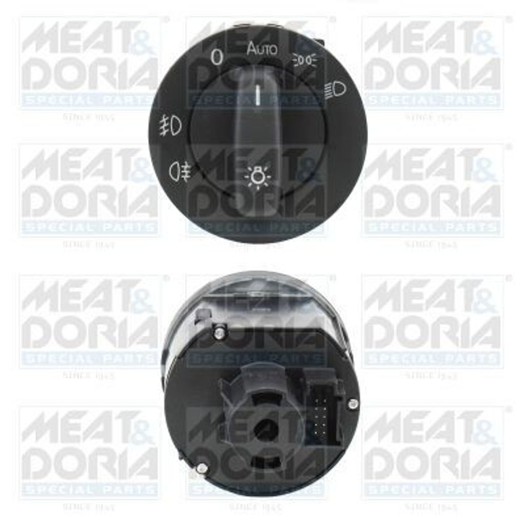 MEAT & DORIA Lichtschalter Hauptlicht Lichtschalter 23807 für VW GOLF VI (5K1) Golf V Schrägheck (1K1) TOURAN (1T1, 1T2) TIGUAN (5N) Passat Variant
