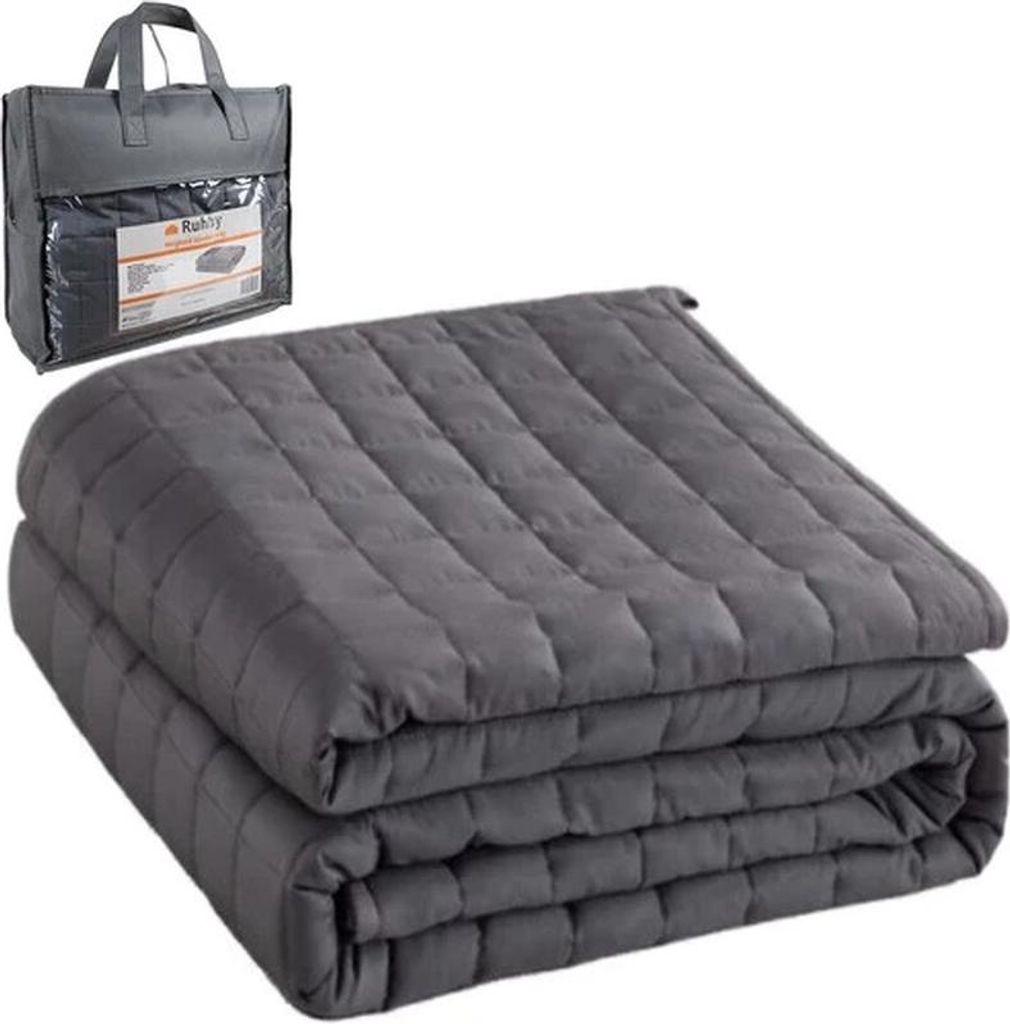 Coperta antistress pesata 8 kg, 150 x 200 cm Grigio Ruhhy Immagine del prodotto 