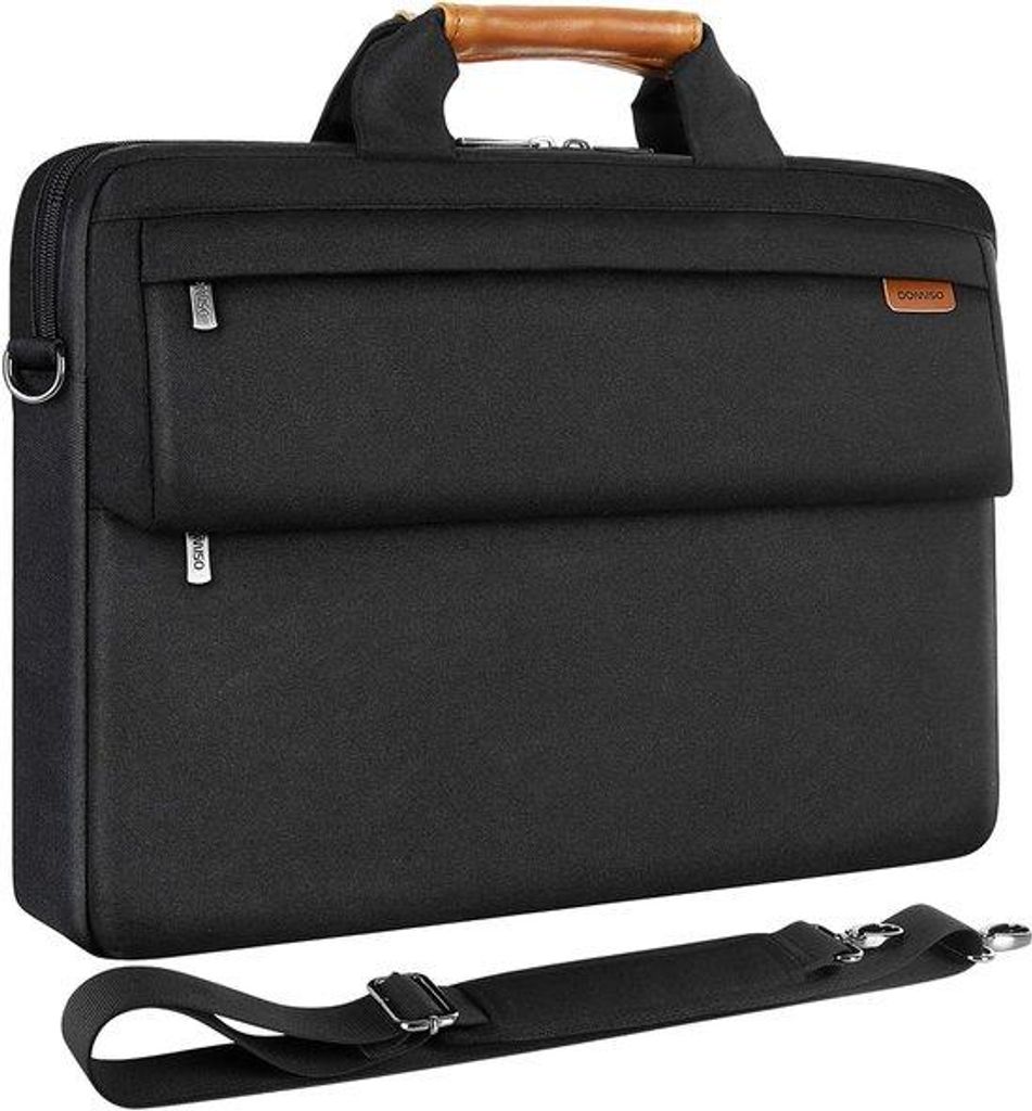 Geschützte Reise-Tasche für Notebooks 17-17,3 Zoll - Wasserdichte Business-Tasche - Aktentasche für Notebooks - Schwarz
