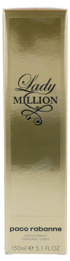 Paco Rabanne Lady Million Deodorant Spray (150 ml) Productafbeelding 