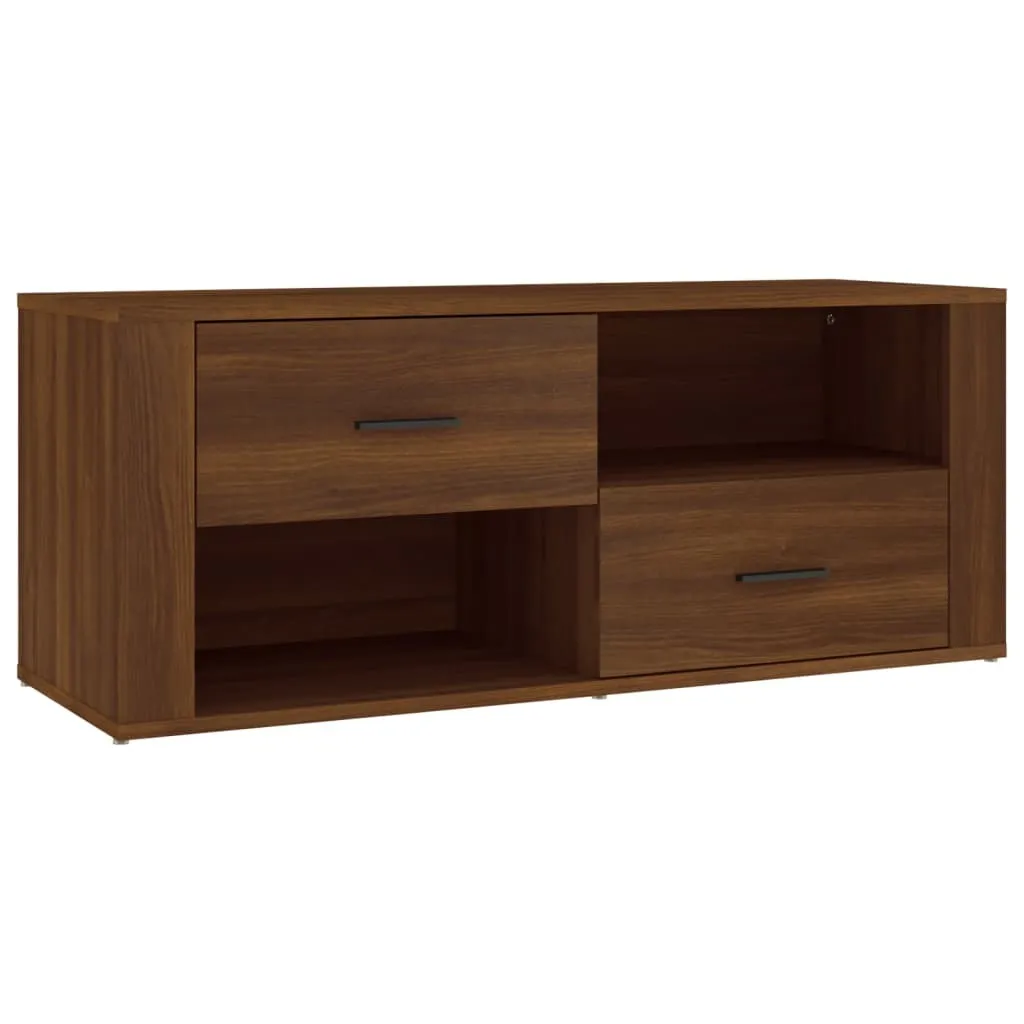 Mobile Porta TV Rovere Marrone 100x35x40 cm | Arredo Soggiorno Moderno