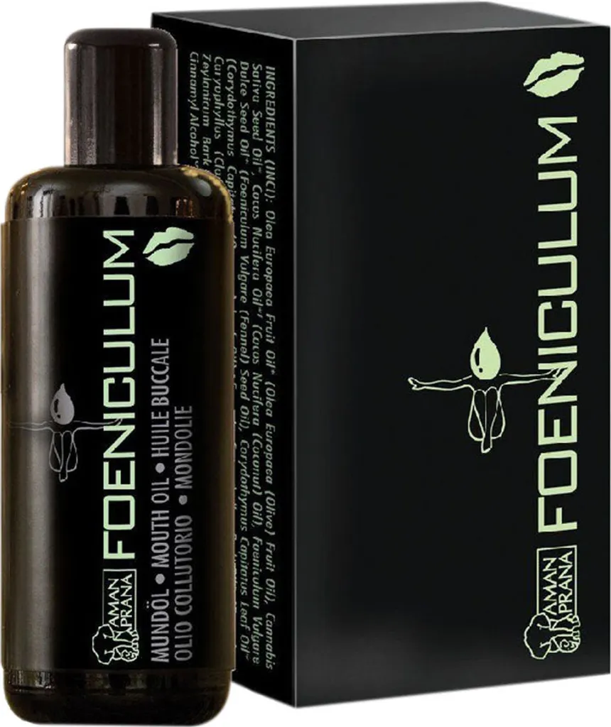 Huile buccale Aman Prana Foeniculum 200ml - Soin détox haleine et dents