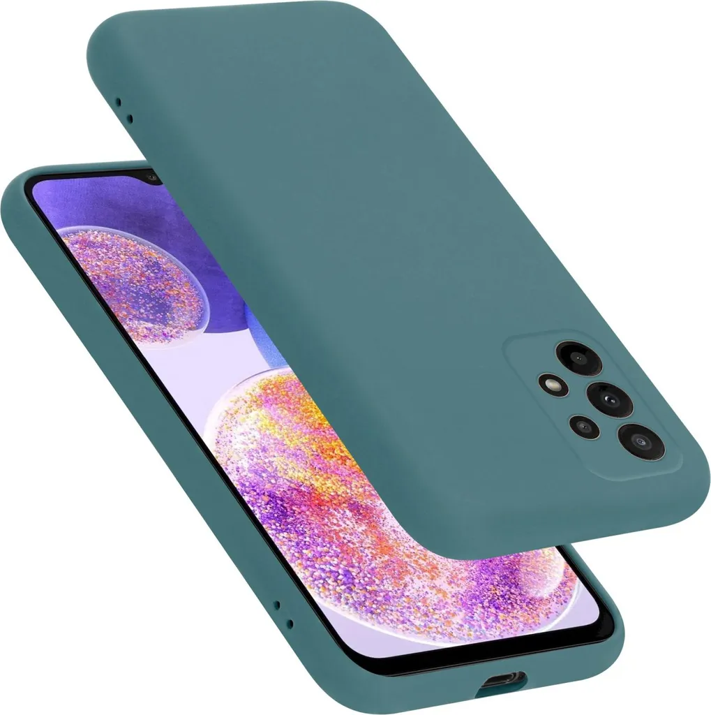 Cadorabo custodia protettiva per Samsung Galaxy A23 4G in verde custodia del telefono cellulare Custodia Cover TPU Etui
