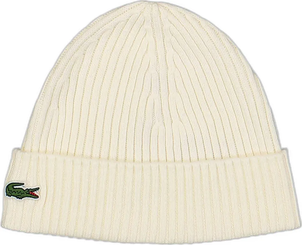 Casquette Lacoste en coton beige RB0001 avec lanière réglable et logo