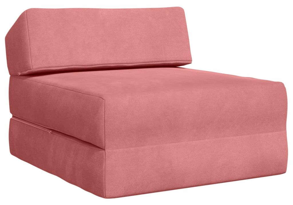 vidaXL Klappsofa Bett Rosa 60 x 70 x 41 cm Stoff