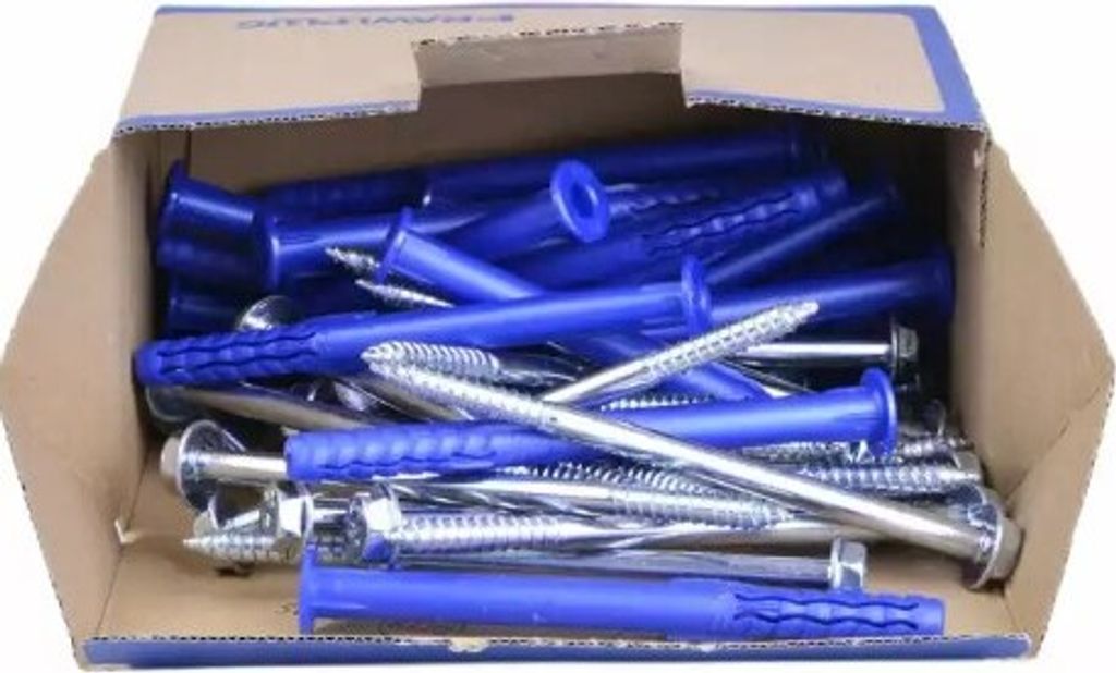 Rawlplug Rahmendübel Mit Kurzer Spreizzone Mit Flansch 10X60Mm 50Stk/Pack