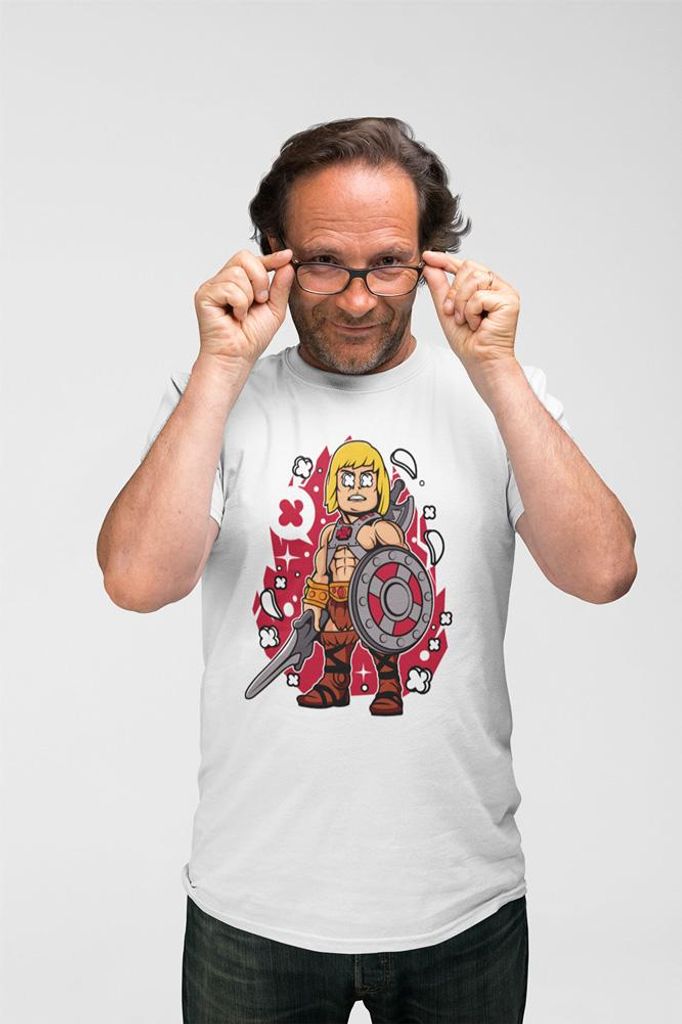 D&B Uni Polo PC00050 Heman Weiß-Größe S