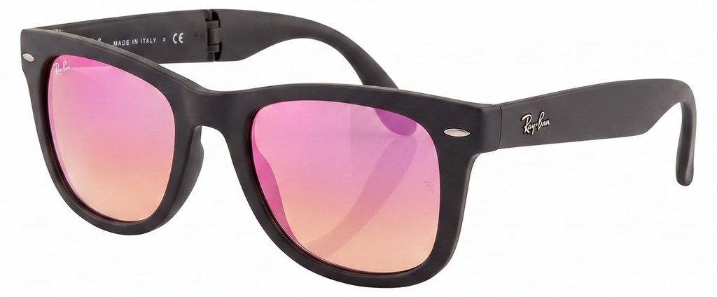 Ray Ban Wayfarer Faltbare Sonnenbrille für Damen und Herren RB4105601S4T50