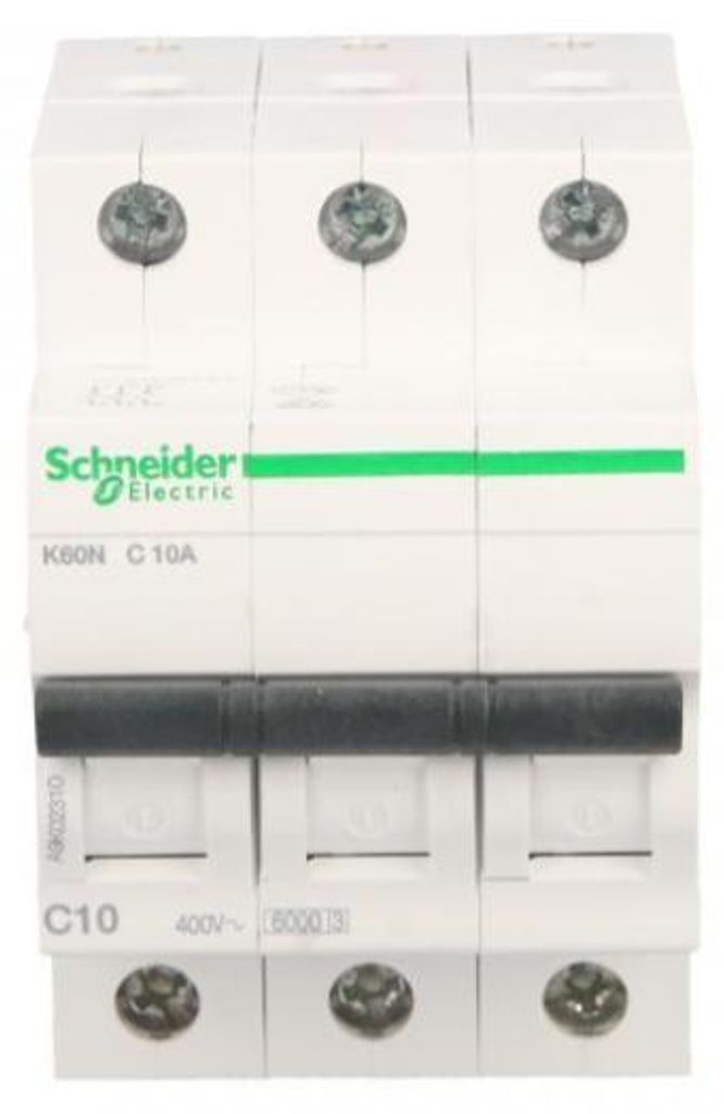 Disjoncteur de protection de ligne Disjoncteur C, 3 pôles, Image du produit 