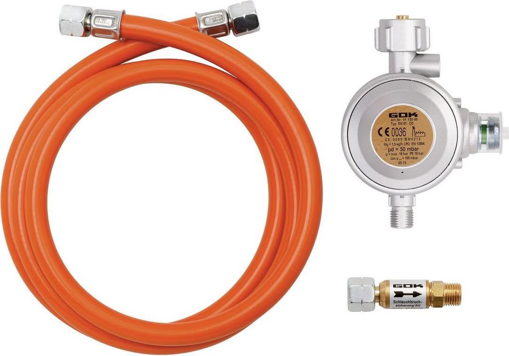 Bartscher Gas-Anschluss-Set, nur Außenbereich